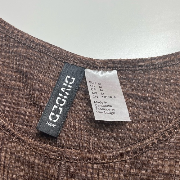 H&M Cropped Brown Top - Picture 5 of 5